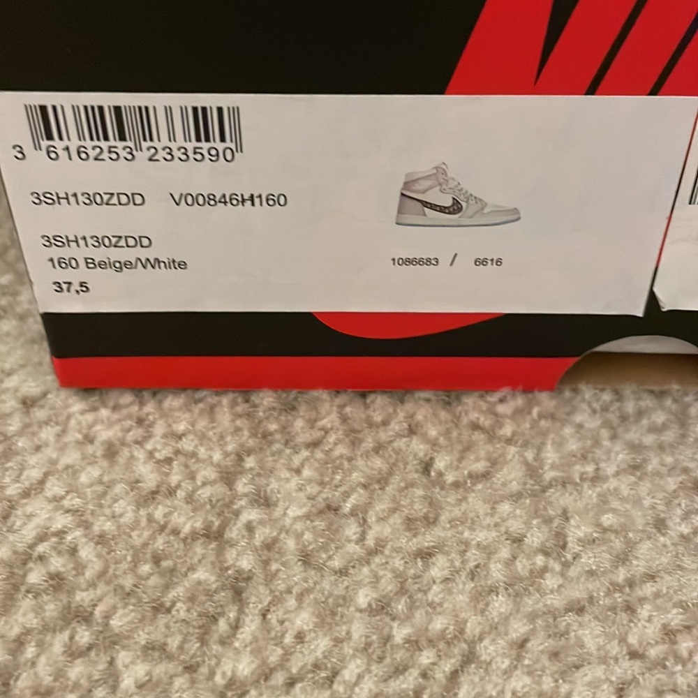 DIOR Nike NEW air Jordan 1 high - Picture 13 of 14